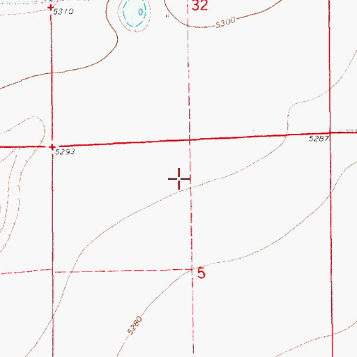 Topographic Map of 10261 Water Well, NM