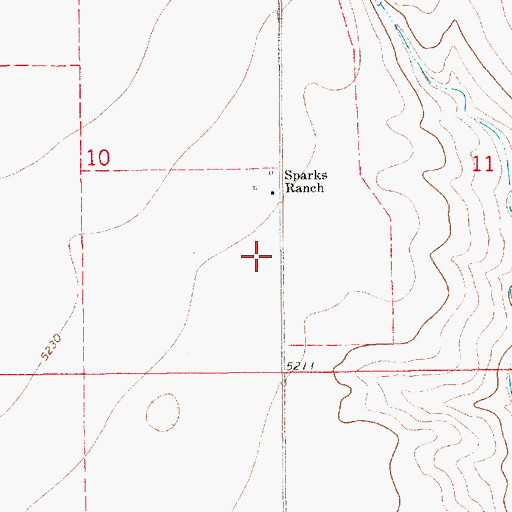 Topographic Map of 10543 Water Well, NM