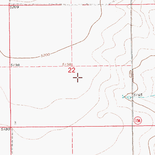 Topographic Map of 10786 Water Well, NM