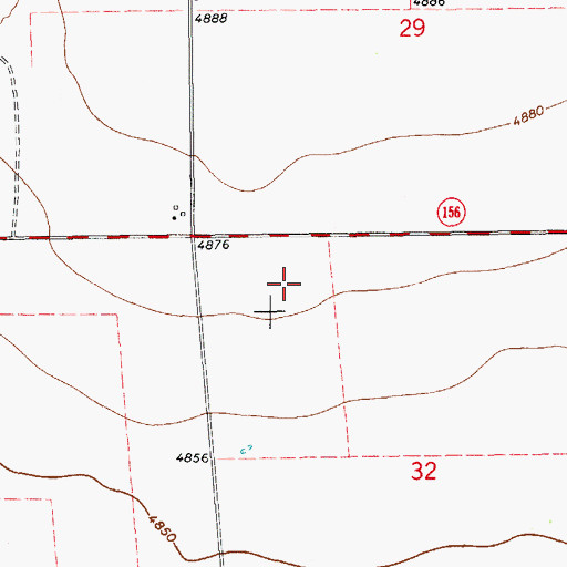 Topographic Map of 10573 Water Well, NM