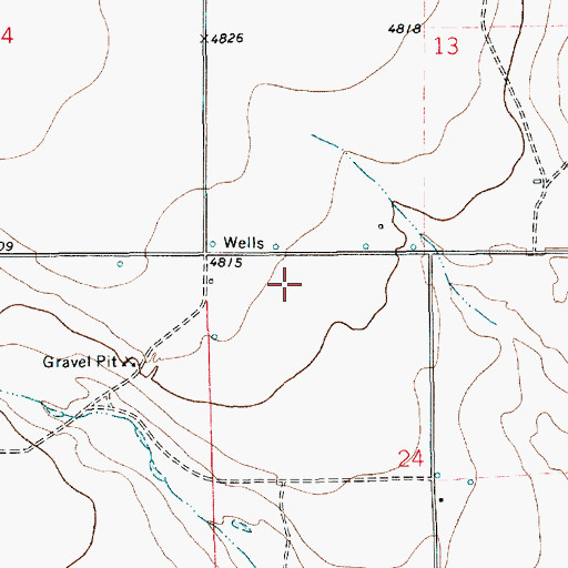 Topographic Map of 10071 Water Well, NM