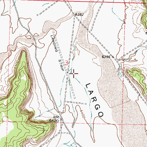 Topographic Map of Canyon View Ruin, NM