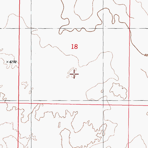 Topographic Map of Antelope Wilderness Study Area, NM