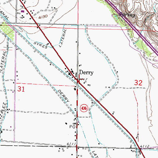 Topographic Map of LA 1082, NM