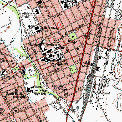 Topographic Map of Truder Park, NM