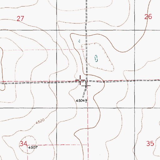 Topographic Map of 06114 Water Well, NM