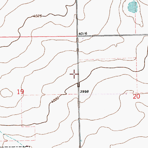 Topographic Map of 11349 Water Well, NM