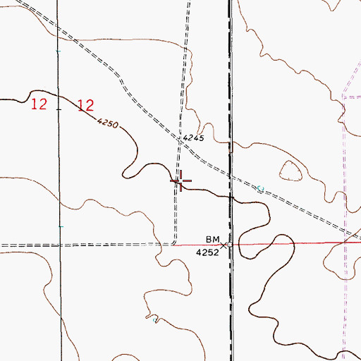 Topographic Map of 05082 Water Well, NM