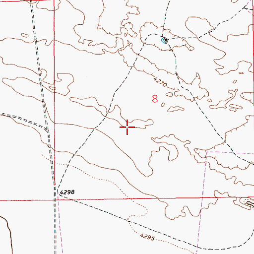 Topographic Map of 05112 Water Well, NM