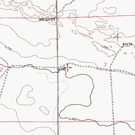 Topographic Map of 12387 Water Well, NM