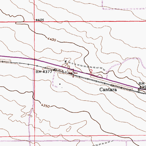 Topographic Map of 05098 Water Well, NM
