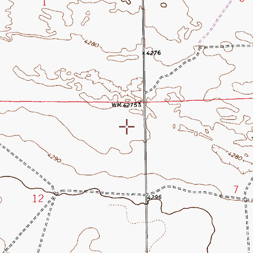 Topographic Map of 05108 Water Well, NM