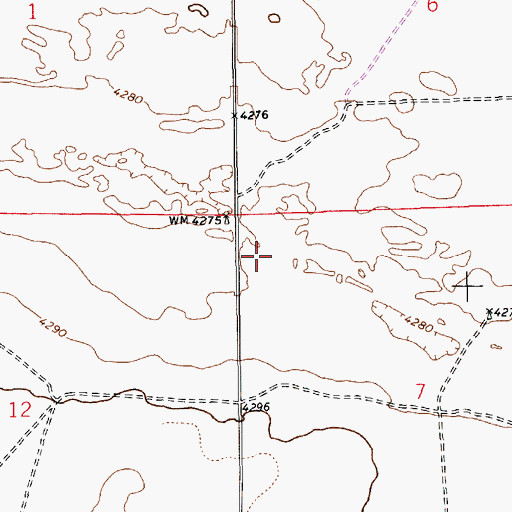 Topographic Map of 05016 Water Well, NM