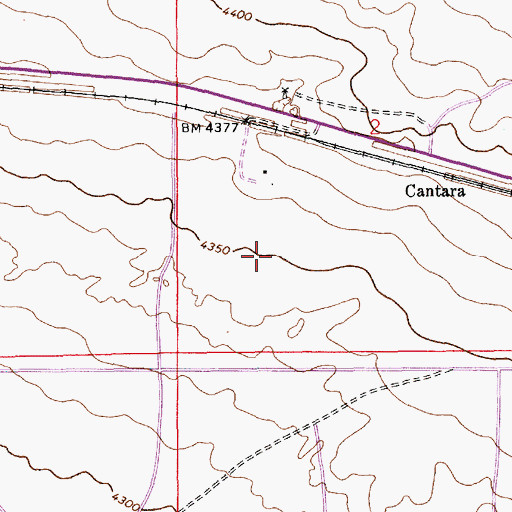 Topographic Map of 05110 Water Well, NM