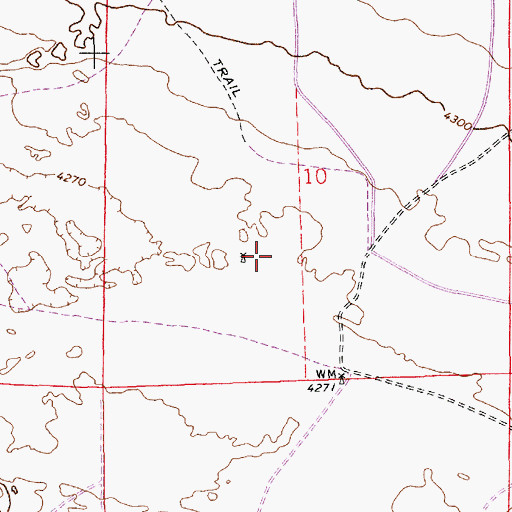 Topographic Map of 12388 Water Well, NM