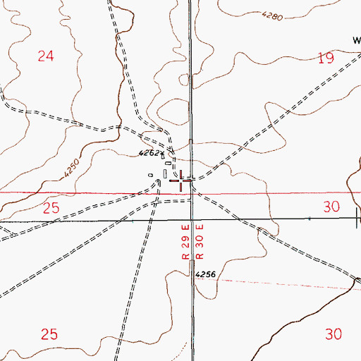 Topographic Map of 05024 Water Well, NM