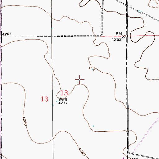 Topographic Map of 05084 Water Well, NM