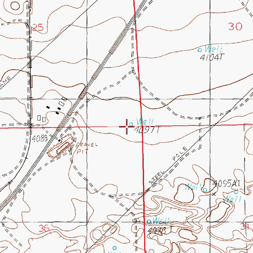 Topographic Map of 12002 Water Well, NM