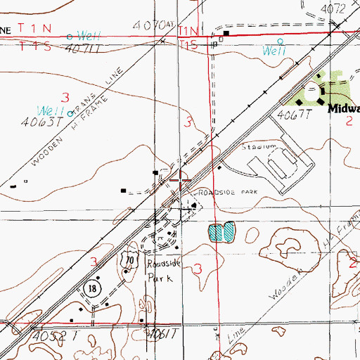 Topographic Map of 10069 Water Well, NM
