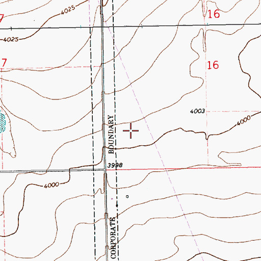 Topographic Map of 10148 Water Well, NM