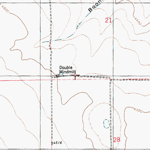 Topographic Map of 06110 Water Well, NM