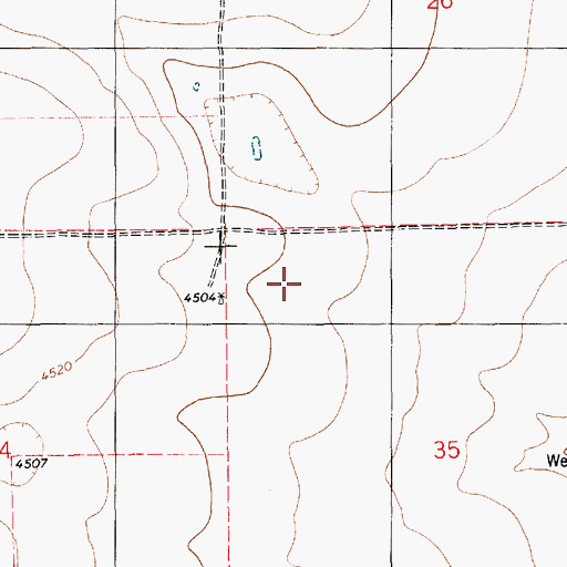 Topographic Map of 06115 Water Well, NM
