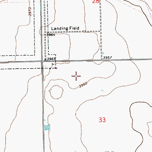 Topographic Map of 10153 Water Well, NM