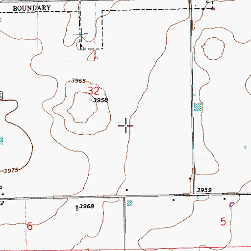Topographic Map of 11476 Water Well, NM