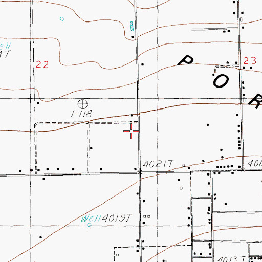 Topographic Map of 12351 Water Well, NM