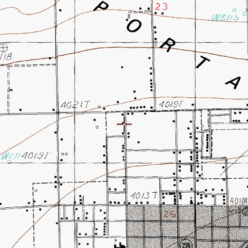 Topographic Map of 12359 Water Well, NM