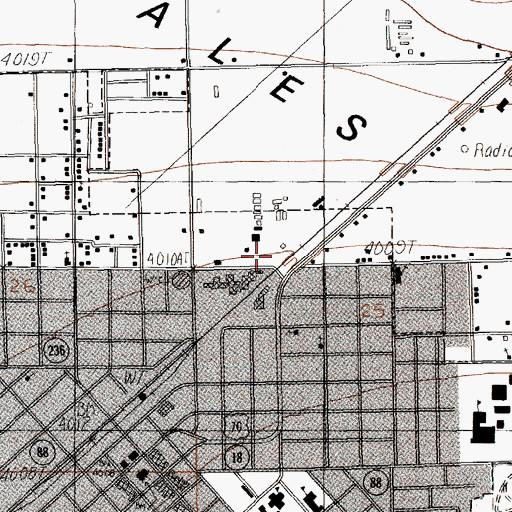 Topographic Map of 10060 Water Well, NM