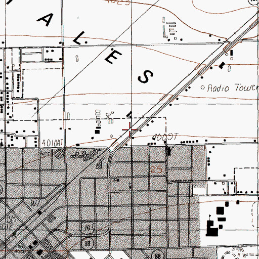 Topographic Map of 12357 Water Well, NM