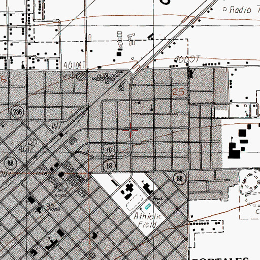 Topographic Map of 12358 Water Well, NM
