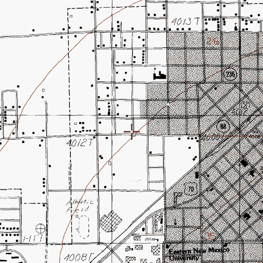 Topographic Map of 11045 Water Well, NM