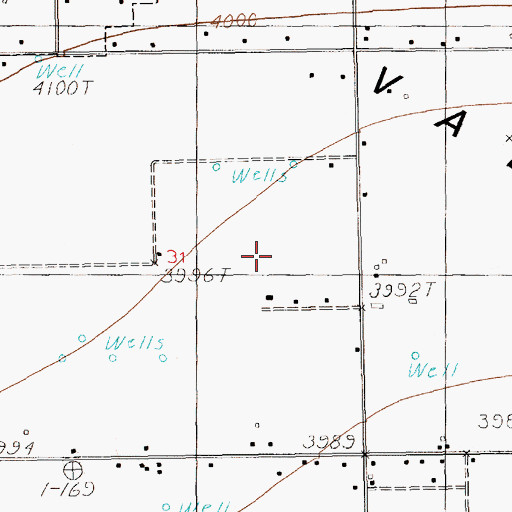 Topographic Map of 11556 Water Well, NM