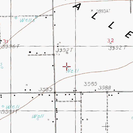 Topographic Map of 12506 Water Well, NM
