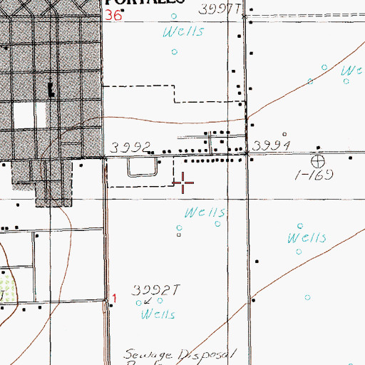 Topographic Map of 11568 Water Well, NM