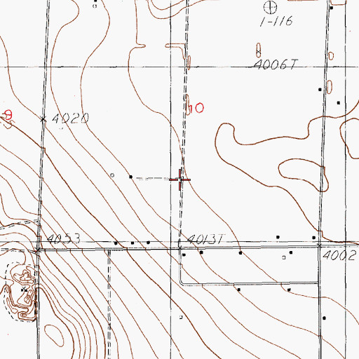 Topographic Map of 10089 Water Well, NM