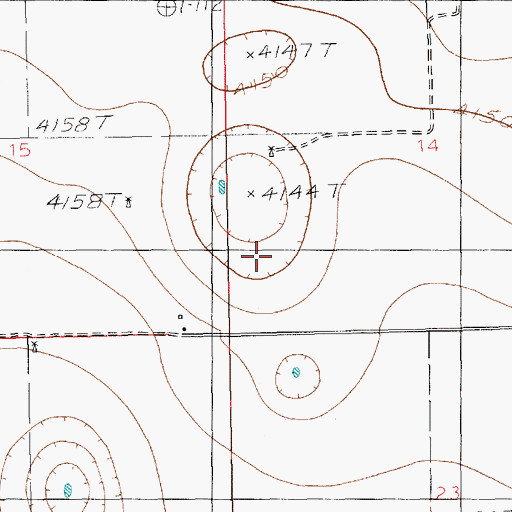 Topographic Map of 10990 Water Well, NM