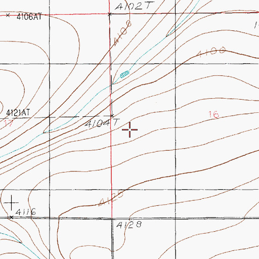 Topographic Map of 11013 Water Well, NM