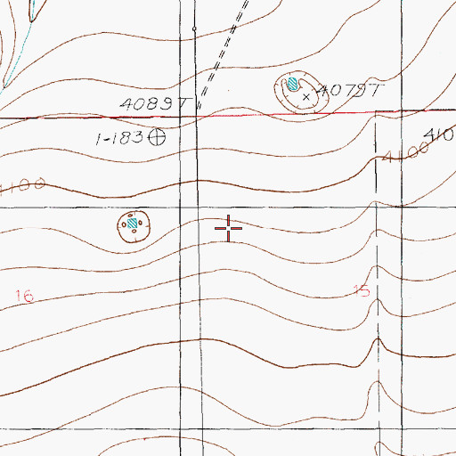 Topographic Map of 11012 Water Well, NM