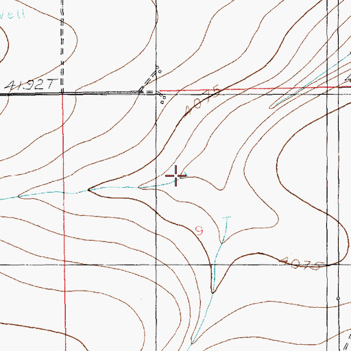 Topographic Map of 11008 Water Well, NM