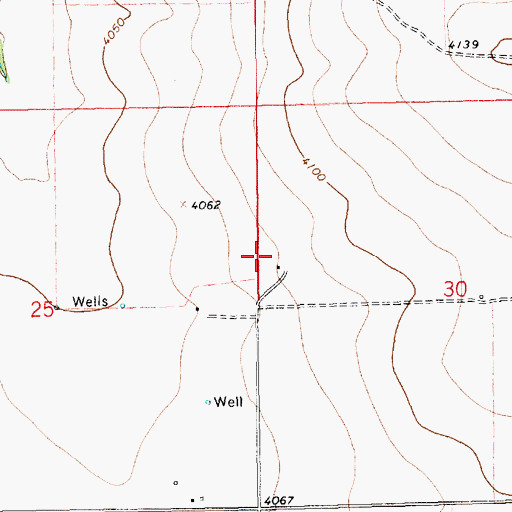 Topographic Map of 05398 Water Well, NM