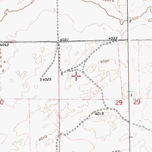 Topographic Map of 05557 Water Well, NM