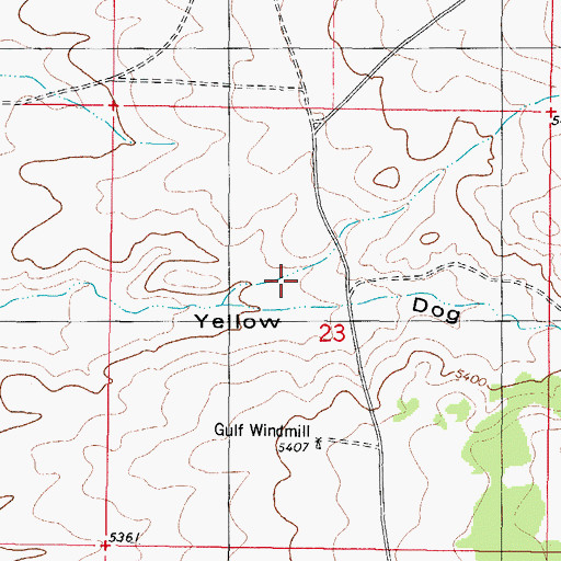 Topographic Map of 10042 Water Well, NM