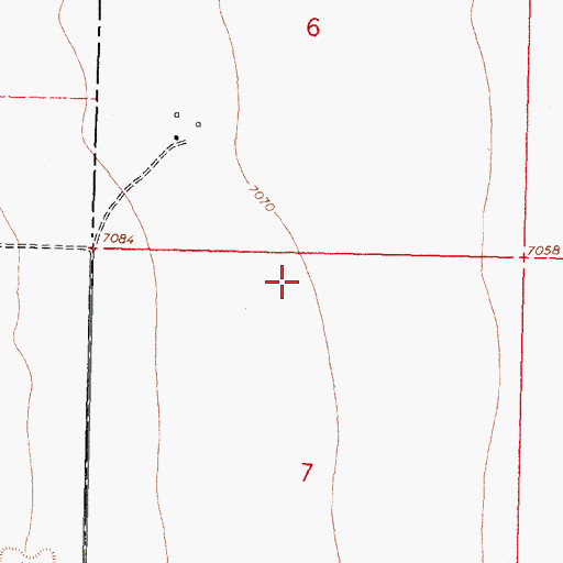 Topographic Map of 10008 Water Well, NM