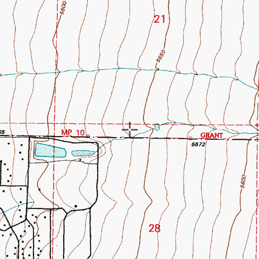 Topographic Map of RG 16057-5-3 Water Well, NM