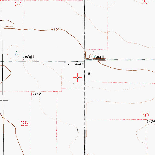 Topographic Map of 10392 Water Well, NM