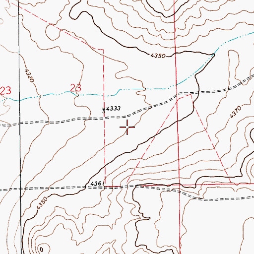 Topographic Map of 05045 Water Well, NM