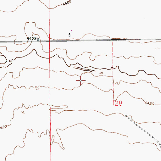 Topographic Map of 12415 Water Well, NM